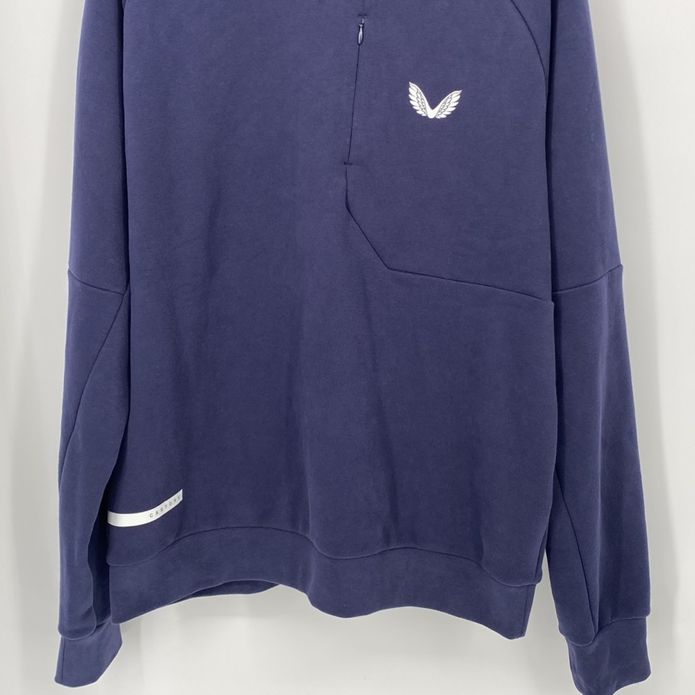 Castore Men's Crew Neck Pullover Zippered Chest Pocket Sweatshirt XL - Picture 3 of 9